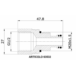 BUSSOLA CARRY-OVER PER BASIC 3/8"