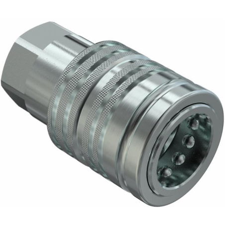 INNESTO RAPIDO A VALVOLA FEMMINA  FILETTO 22X1,5 FASTER