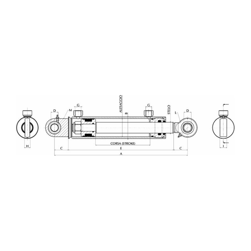 SERIE MORSETTI Ø12 PER PRESSATUBI H130 ES/EL