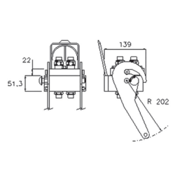 PIASTRA MULTICONNESSIONE PARTE FISSA DA  3/8" FILETTO 1/2” 4 LINEE FASTER