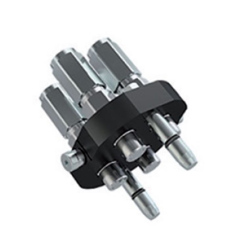 PIASTRA MULTICONNESSIONE PARTE MOBILE DA  3/8" FILETTO 1/2” 4 LINEE FASTER