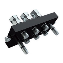 PIASTRA MULTICONNESSIONE PARTE MOBILE DA  3/8" FILETTO 1/2” 6 LINEE FASTER