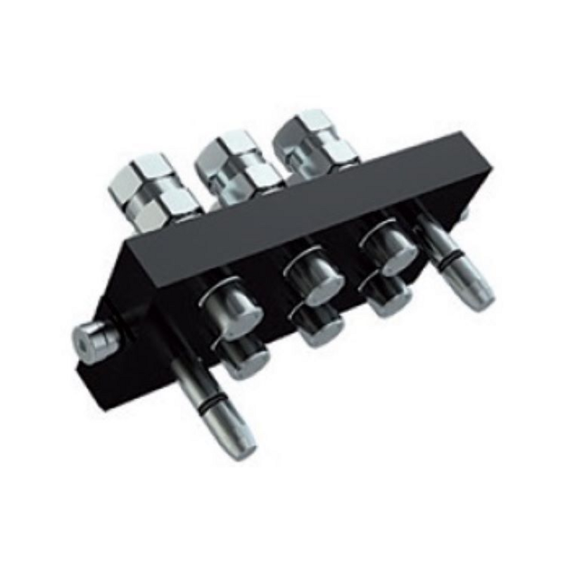 PIASTRA MULTICONNESSIONE PARTE MOBILE DA  3/8" FILETTO 1/2” 6 LINEE FASTER