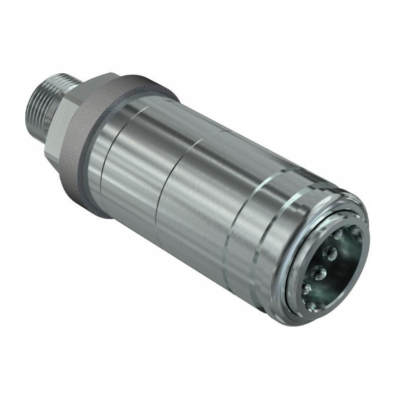 INNESTO RAPIDO A VALVOLA FEMMINA PUSH-PULL FASTER DA 1/2" FILETTO MASCHIO 3/4”-16 UNF