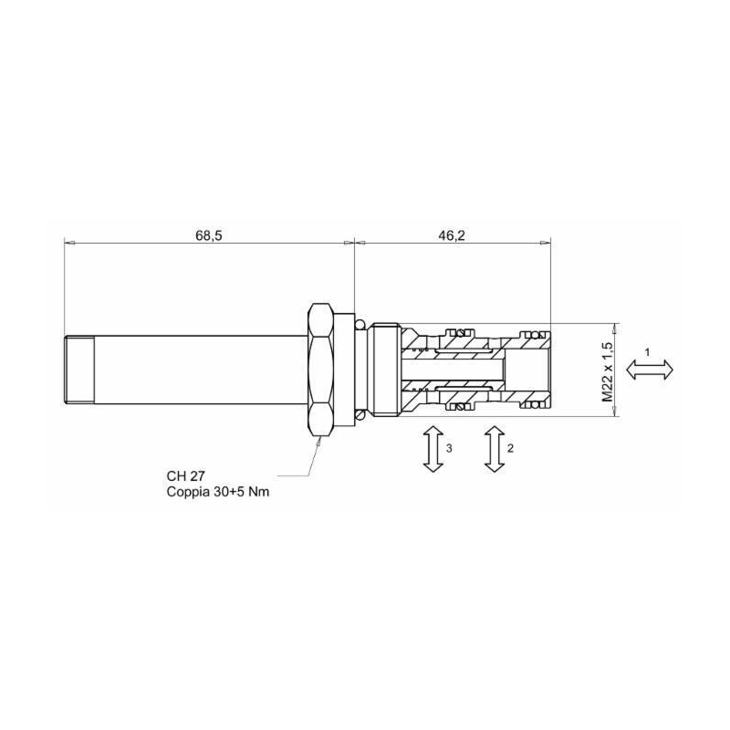 VALVOLA ELETTRICA A 3 VIE 24VDC 35 LITRI
