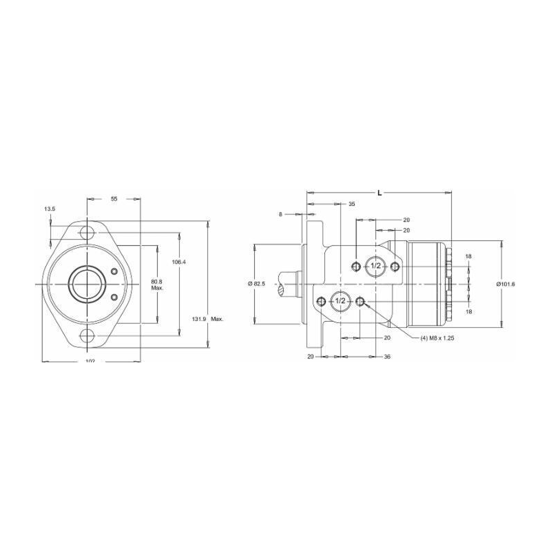 MOTORE ORBITALE DANFOSS WR200