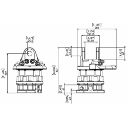 ROTATORE DA 7 TONNELLATE CON FLANGIA 360°