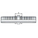 Raccordo femmina diritto JIS 60° (Komatsu) M14x1,5 tubo 1/4"