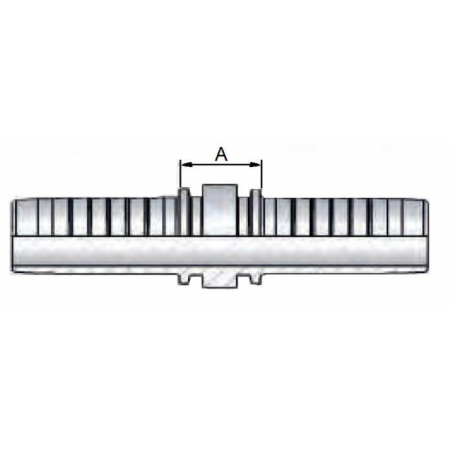 Giunzione per tubi flessibili da 3/8"