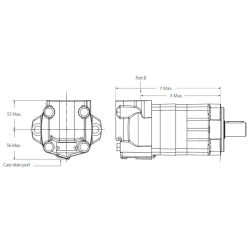 MOTORE ORBITALE DANFOSS XL2 80