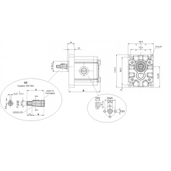 Motore ad ingranaggi Gruppo 2 da 19,5 cc reversibile