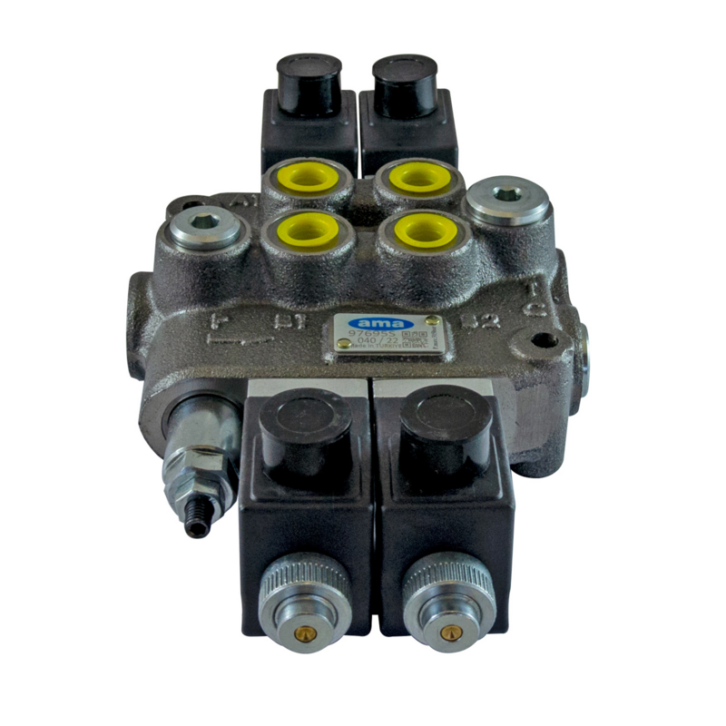 Distributore elettrico Basic da 3/8" a 2 sezioni
