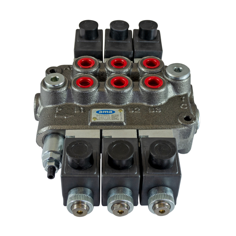 Distributore elettrico Basic da 3/8" a 3 sezioni