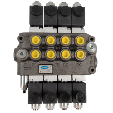 Distributore elettrico Basic da 3/8" a 4 sezioni