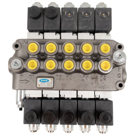 Distributore elettrico Basic da 3/8" a 5 sezioni