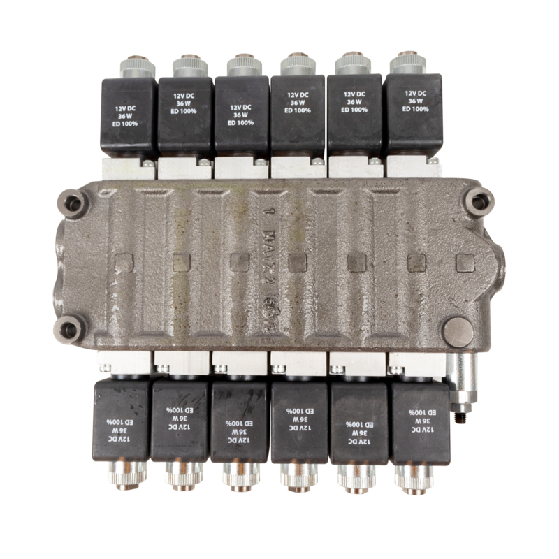 Distributore elettrico Basic da 3/8" a 6 sezioni