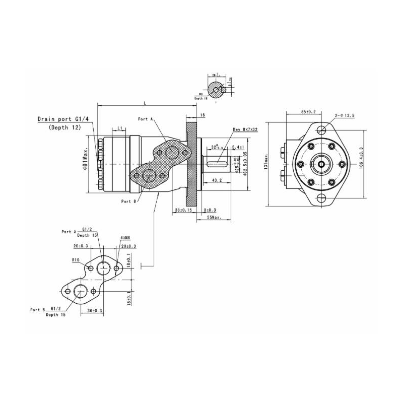 MOTORE ORBITALE REFLUID BMP 315