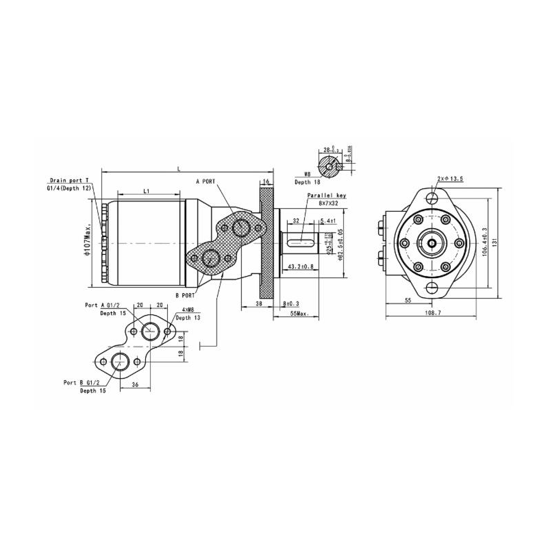 MOTORE ORBITALE REFLUID BMR 250