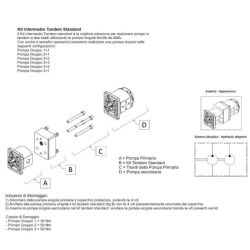 KIT INTERMEDIO GR.3+2 TANDEM STANDARD