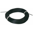 GUAINA PLASTIFICATA NERA Ø 5MM