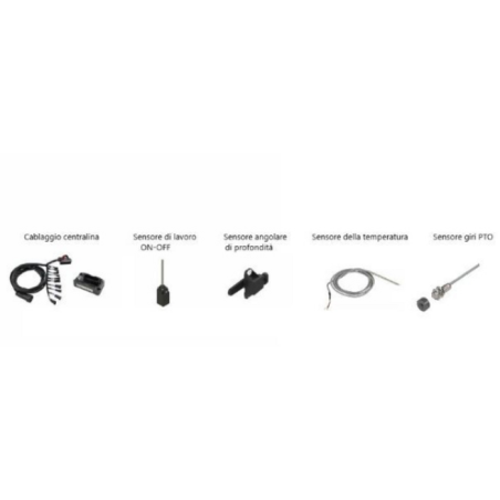 Kit ISOBUS per attrezzi come erpici rotanti e frese.
