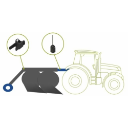 Kit ISOBUS per attrezzi come ripuntatore, dischiera, tiller