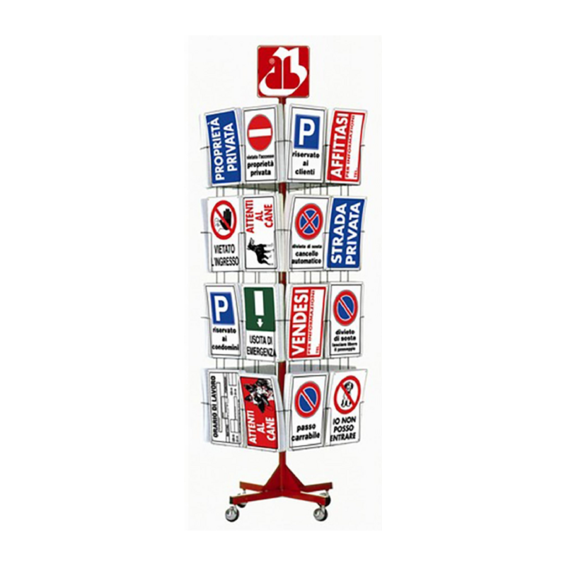 ESPOSITORE GIREVOLE PER CARTELLI 30X20