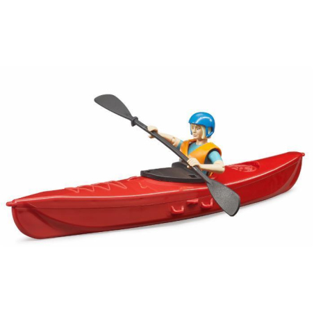 MODELLINO KAYAK CON PERSONAGGIO