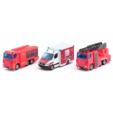SET DI SERVIZI DI SOCCORSO CON 3 MODELLI SIKU 6326