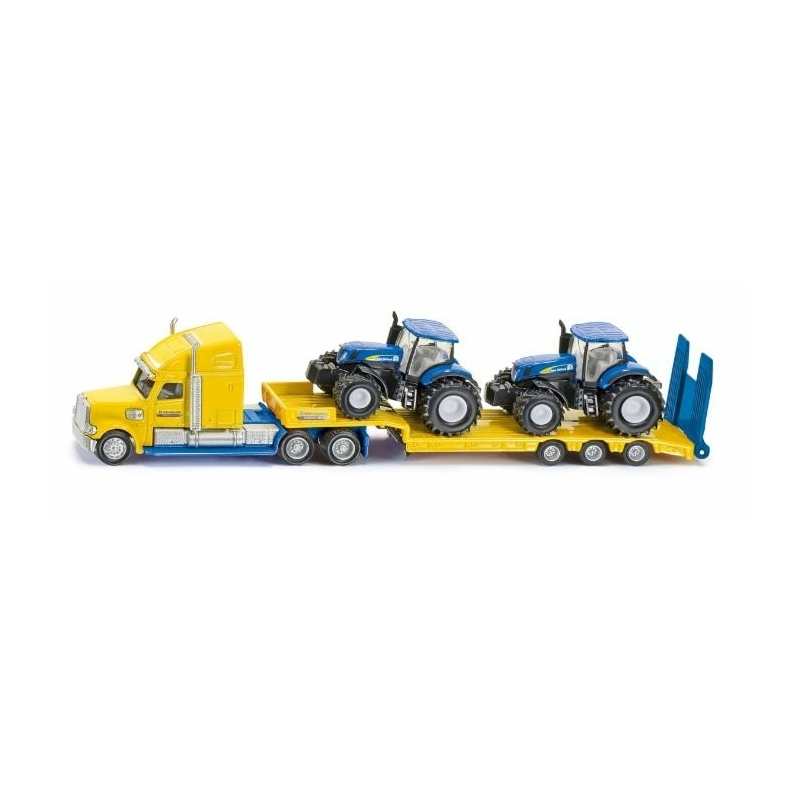 MODELLINO CAMION CON TRATTORI NEW HOLLAND SIKU 1805