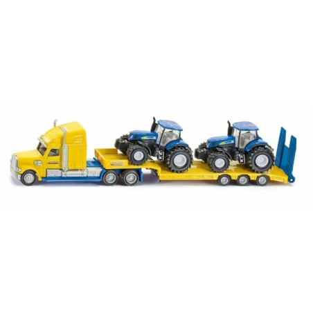 MODELLINO CAMION CON TRATTORI NEW HOLLAND SIKU 1805