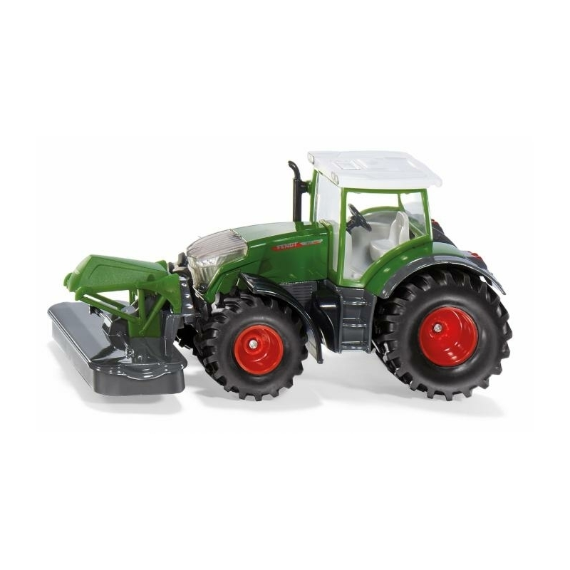 MODELLINO TRATTORE FENDT 942 VARIO CON FALCIATRICE FRONTALE SIKU 2000