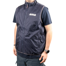 GILET BLU NAVY NYLON E PILE TG XL AMA