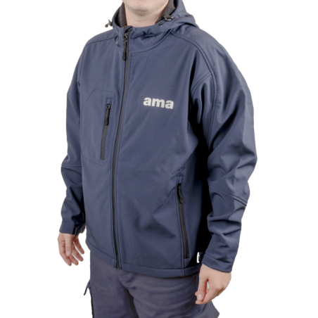 GIACCA SOFTSHELL 3 STRATI BLU TG L AMA