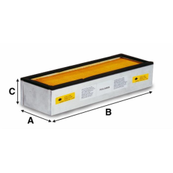 FILTRO CABINA ORIGINALE PANCLEAN RIF. AP4497