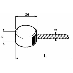 FILO ACCELERATORE Ø 1,6 X 2000 MM