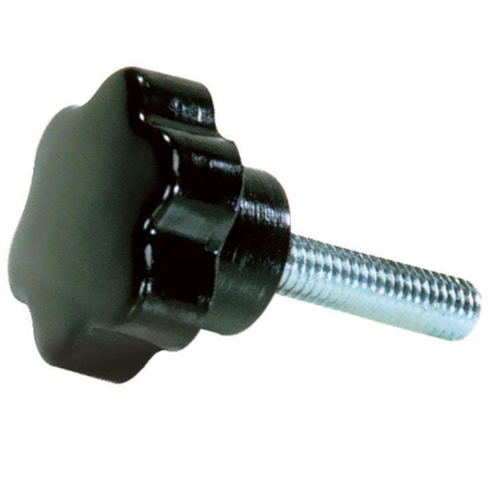 VOLANTINO 6 LOBI MASCHIO FILETTO M10X25