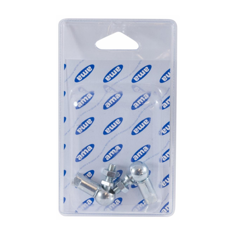 SNODO IN ACCIAIO FILETTO M6X1. CONF.2 PZ