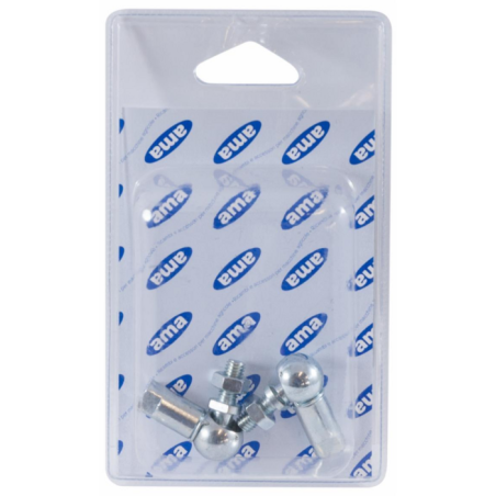 SNODO IN ACCIAIO FILETTO M6X1. CONF.2 PZ