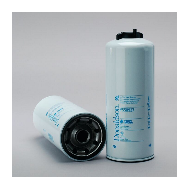 FILTRO SEPARATORE ACQUA/CARBURANTE AVVITABILE CON VALVOLA DI SCARICO (TWIST&DRAIN) RIF. DONALDSON P550937
