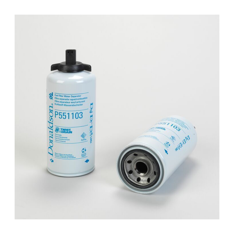 FILTRO CARBURANTI, SEPARATORE ACQUA AVVITABILE TWIST&DRAIN RIF. DONALDSON P551103