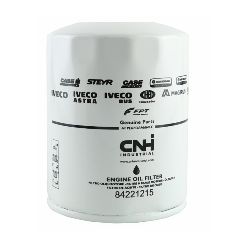FILTRO OLIO MOTORE CNH RIF. 84221215, OLD 1909102