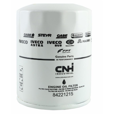 FILTRO OLIO MOTORE CNH RIF. 84221215, OLD 1909102
