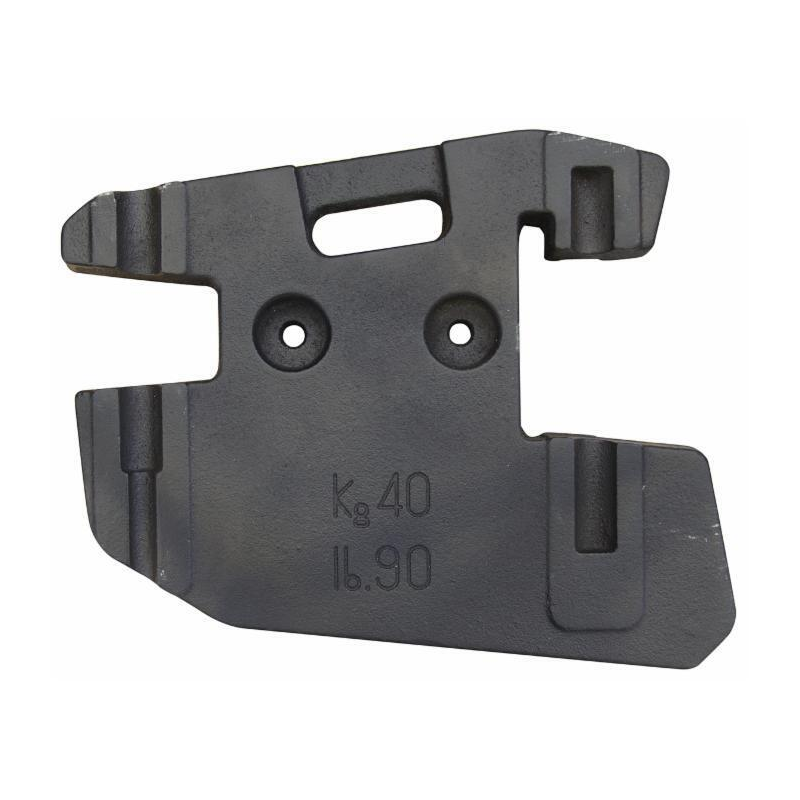 ZAVORRA DA 40 KG ADATTABILE AL RIF. 0.96929.40.0/10
