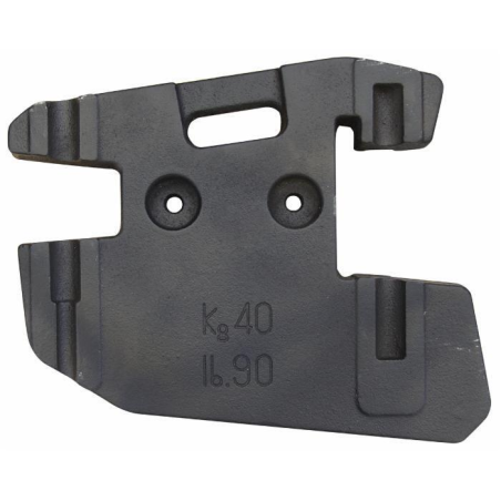 ZAVORRA DA 40 KG ADATTABILE AL RIF. 0.96929.40.0/10