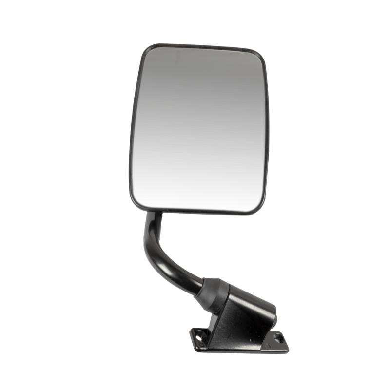 Specchio retrovisore completo dx, misure braccio Ø 20 mm lunghezza 267 mm, coppa specchio 231x174 mm