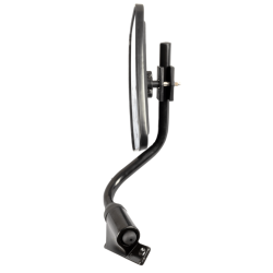 Specchio retrovisore completo dx, misure braccio Ø 20 mm lunghezza 267 mm, coppa specchio 231x174 mm