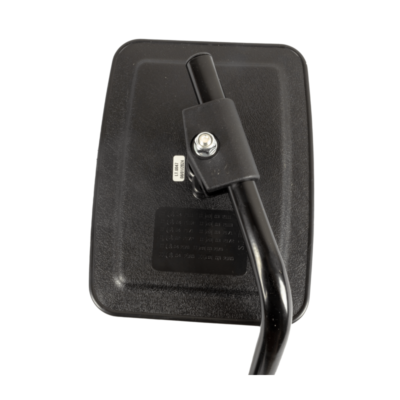 Specchio retrovisore completo dx, misure braccio Ø 20 mm lunghezza 267 mm, coppa specchio 231x174 mm