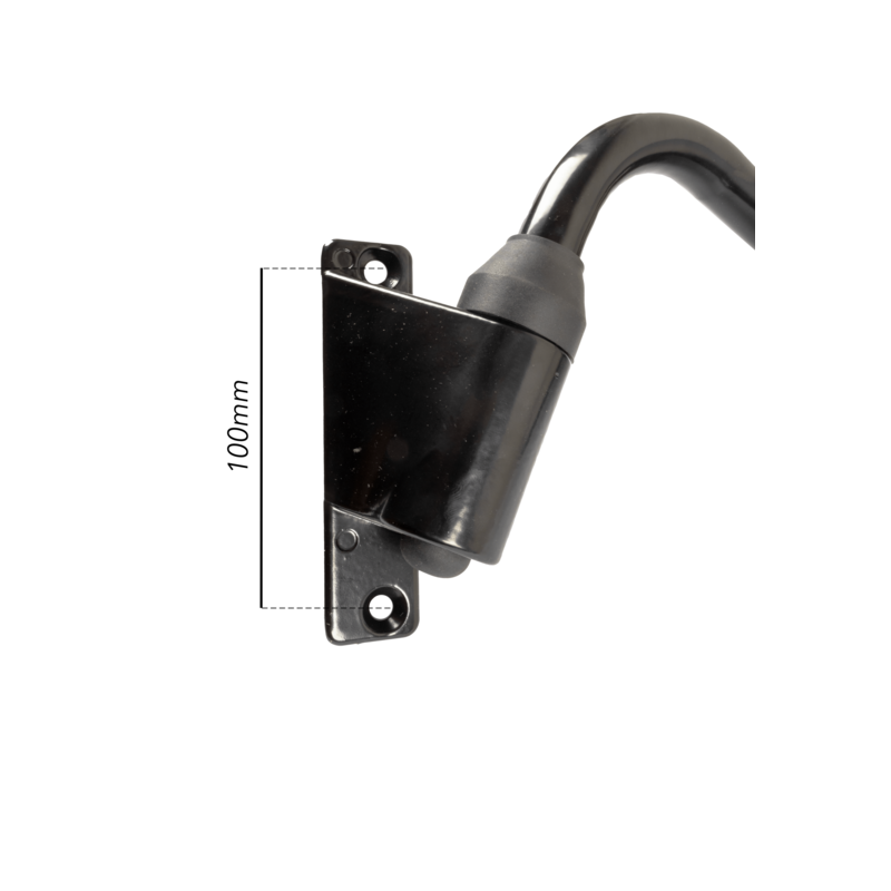 Specchio retrovisore completo dx, misure braccio Ø 20 mm lunghezza 267 mm, coppa specchio 231x174 mm