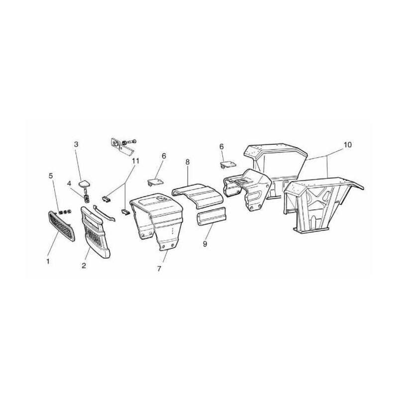 CALANDRA RADIATORE ADATTABILE A 4950401